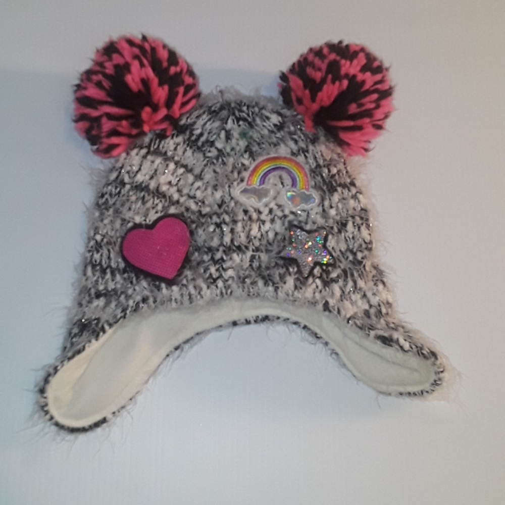Child Place bold heart, rainbow, and star hat - Picture 1 of 9